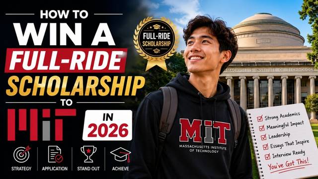 How to Win a Full-Ride Scholarship to MIT in 2026