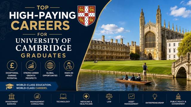 Top High-Paying Careers for University of Cambridge Graduates
