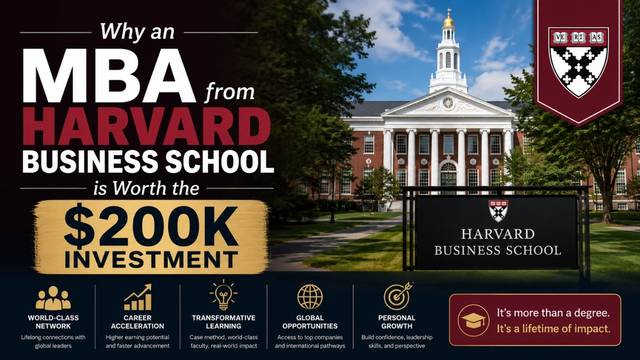 Why an MBA from Harvard Business School is Worth the $200k Investment